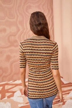 ULLA JOHNSON Felix Top - Tiger's Eye -Olivia Fashion Shop ULLA JOHNSON Felix Top TIGER SEYE 0125