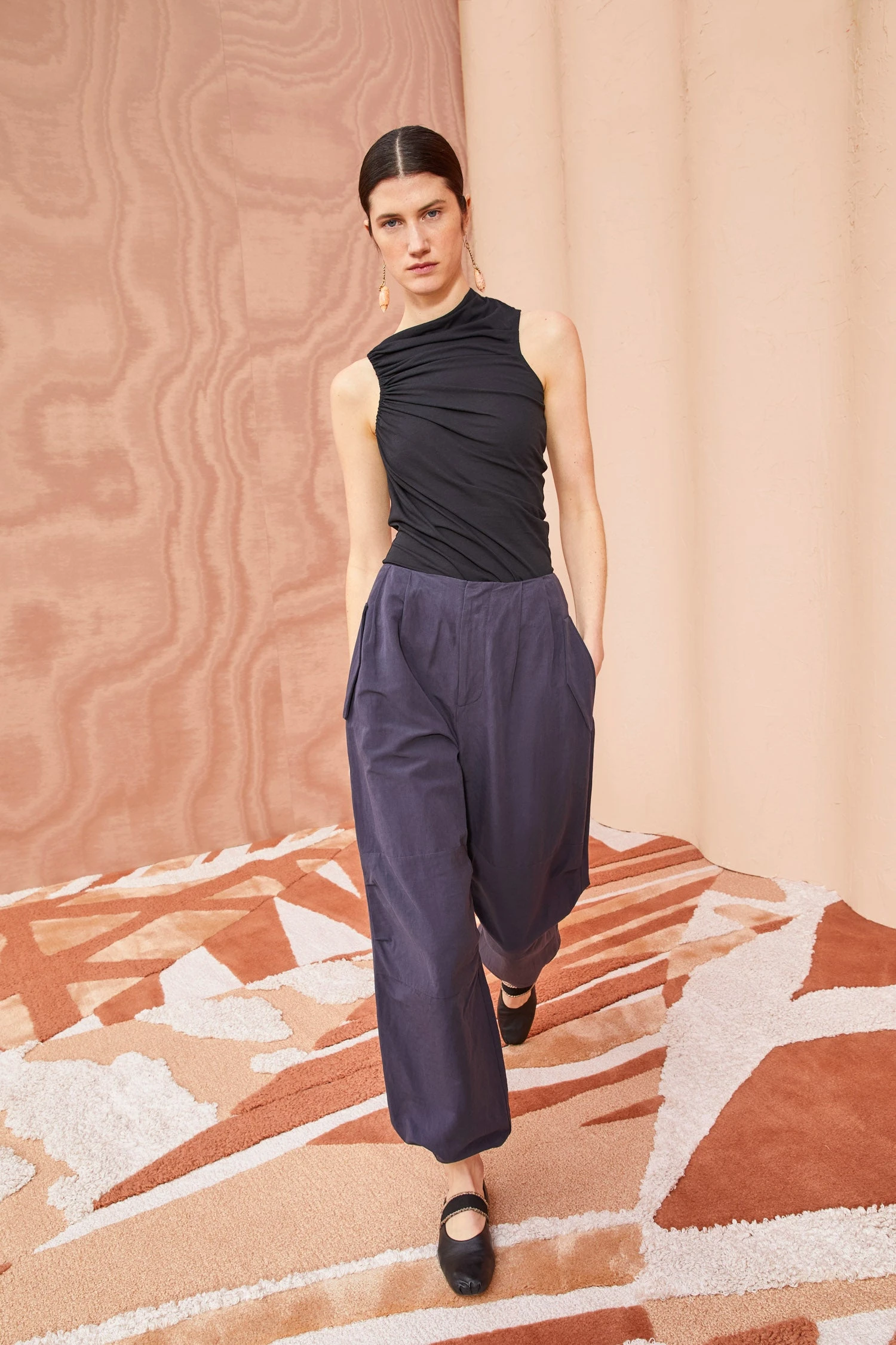 ULLA JOHNSON Feodora Pants - Midnight 5 ULLA JOHNSON Feodora Pants - Midnight - Image 5
