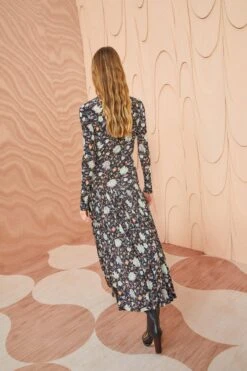 ULLA JOHNSON Fernanda Dress - Nuit -Olivia Fashion Shop ULLA JOHNSON Fernanda Dress NUIT 0082