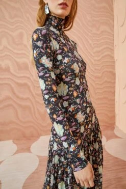 ULLA JOHNSON Fernanda Dress - Nuit -Olivia Fashion Shop ULLA JOHNSON Fernanda Dress NUIT 02 ALT