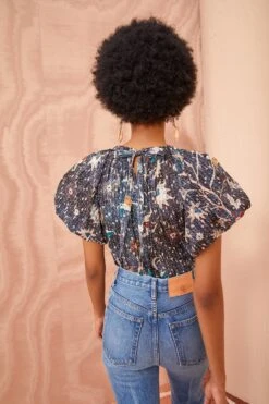 ULLA JOHNSON Flo Top - Jet 8 ULLA JOHNSON Flo Top - Jet -Olivia Fashion Shop ULLA JOHNSON Flo Top JET 04