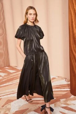 ULLA JOHNSON Flo Top - Noir 9 ULLA JOHNSON Flo Top - Noir -Olivia Fashion Shop ULLA JOHNSON Flo Top NOIR 0016