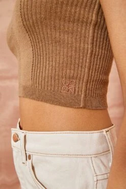 ULLA JOHNSON Giselle Top - Chestnut 7 ULLA JOHNSON Giselle Top - Chestnut -Olivia Fashion Shop ULLA JOHNSON Giselle Top CHESTNUT 0047