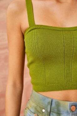 ULLA JOHNSON Giselle Top - Willow -Olivia Fashion Shop ULLA JOHNSON Giselle Top WILLOW 0089