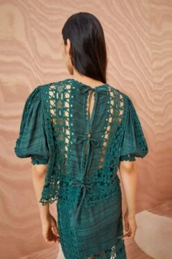 ULLA JOHNSON Gita Top - Cypress 9 ULLA JOHNSON Gita Top - Cypress -Olivia Fashion Shop ULLA JOHNSON Gita Top CYPRESS 0120