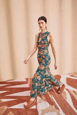 ULLA JOHNSON Gwynne Dress - Delphinium -Olivia Fashion Shop ULLA JOHNSON Gwynne Dress DELPHINIUM 03