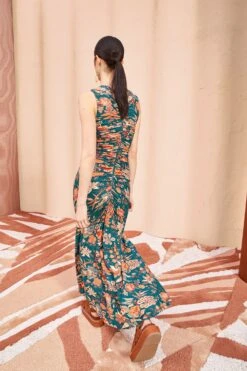 ULLA JOHNSON Gwynne Dress - Delphinium -Olivia Fashion Shop ULLA JOHNSON Gwynne Dress DELPHINIUM 04