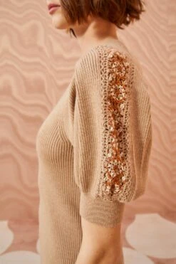 ULLA JOHNSON Harper Top - Fawn -Olivia Fashion Shop ULLA JOHNSON Harper Top FAWN 05