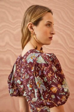 ULLA JOHNSON Heleen Dress - Heliotrope -Olivia Fashion Shop ULLA JOHNSON Heleen Dress HELIOTROPE 0106