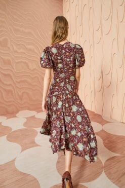 ULLA JOHNSON Heleen Dress - Heliotrope -Olivia Fashion Shop ULLA JOHNSON Heleen Dress HELIOTROPE 0121