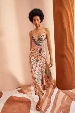 ULLA JOHNSON Imara Dress - Honeycomb -Olivia Fashion Shop ULLA JOHNSON Imara Dress HONEYCOMB 03