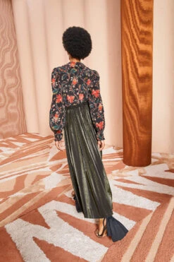 ULLA JOHNSON Irvette Skirt - Noir -Olivia Fashion Shop ULLA JOHNSON Irvette Skirt NOIR 0135