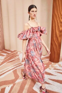 ULLA JOHNSON Izra Gown - Passionflower -Olivia Fashion Shop ULLA JOHNSON Izra Gown PASSIONFLOWER 03