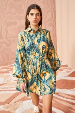 ULLA JOHNSON Jude Dress - Constellation -Olivia Fashion Shop ULLA JOHNSON Jude Dress CONSTELLATION 03