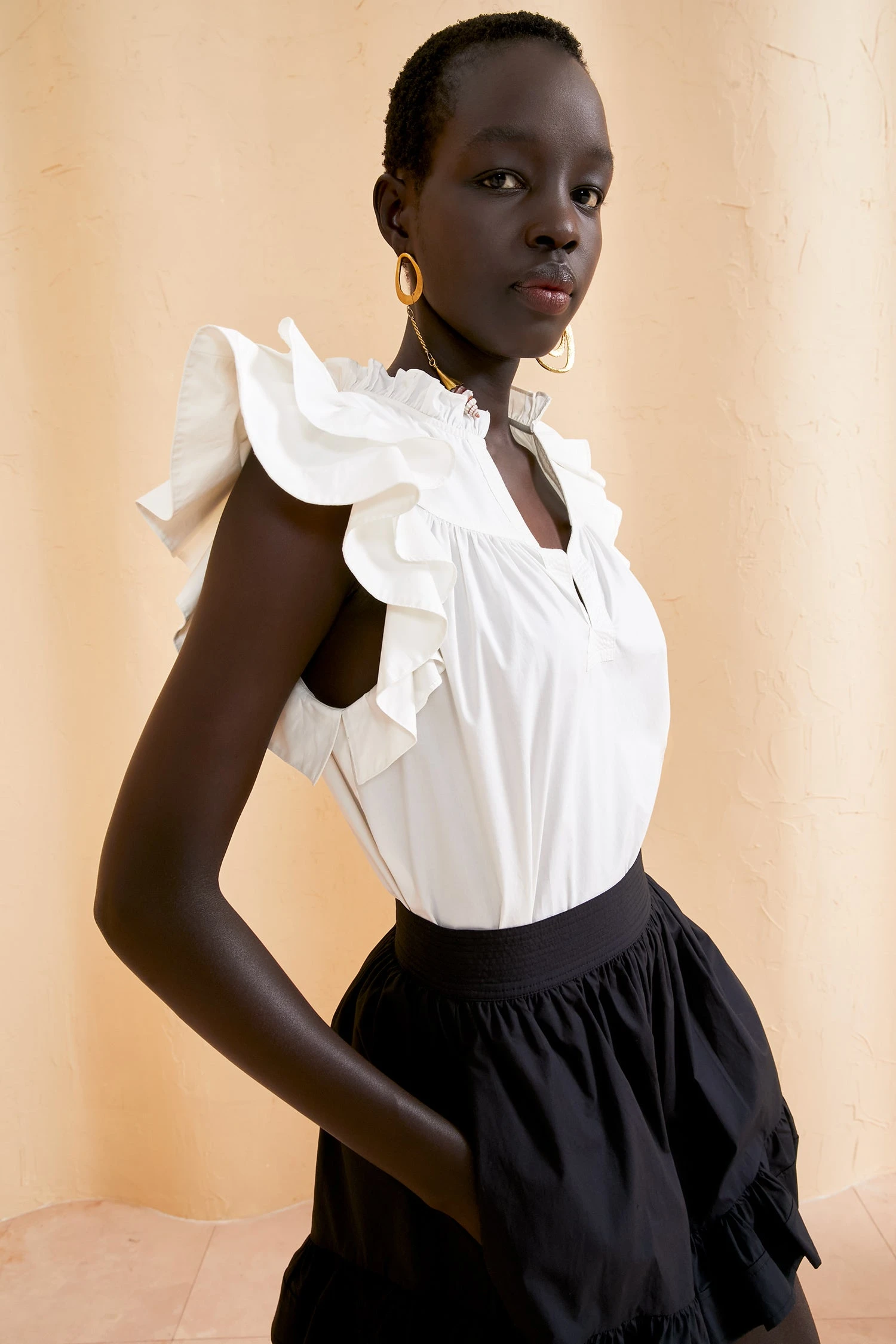 ULLA JOHNSON Lei Top - Blanc 1 ULLA JOHNSON Lei Top - Blanc