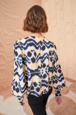 ULLA JOHNSON Lilliana Blouse - Nimbus -Olivia Fashion Shop ULLA JOHNSON Lilliana Blouse NIMBUS 04