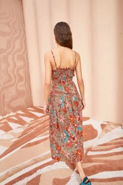 ULLA JOHNSON Lisbet Dress - Primrose -Olivia Fashion Shop ULLA JOHNSON Lisbet Dress PRIMROSE 03