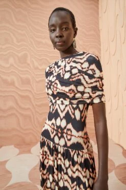 ULLA JOHNSON Livia Dress - Obsidian -Olivia Fashion Shop ULLA JOHNSON Livia Dress OBSIDIAN 03