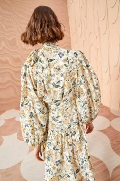 ULLA JOHNSON Lula Dress - Gardenia -Olivia Fashion Shop ULLA JOHNSON Lula Dress GARDENIA 0097