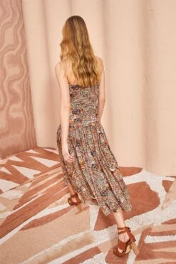 ULLA JOHNSON Marcella Dress - Wheat Flower -Olivia Fashion Shop ULLA JOHNSON Marcella Dress WHEAT FLOWER 04