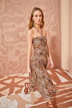 ULLA JOHNSON Marcella Dress - Wheat Flower -Olivia Fashion Shop ULLA JOHNSON Marcella Dress WHEAT FLOWER 05