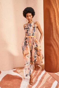 ULLA JOHNSON Marietta Dress - Fire Opal -Olivia Fashion Shop ULLA JOHNSON Marietta Dress FIREOPAL 0017