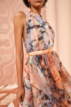 ULLA JOHNSON Marietta Dress - Fire Opal -Olivia Fashion Shop ULLA JOHNSON Marietta Dress FIREOPAL 02 ALT