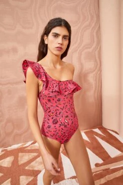 ULLA JOHNSON Martina Maillot - Poppy Floral