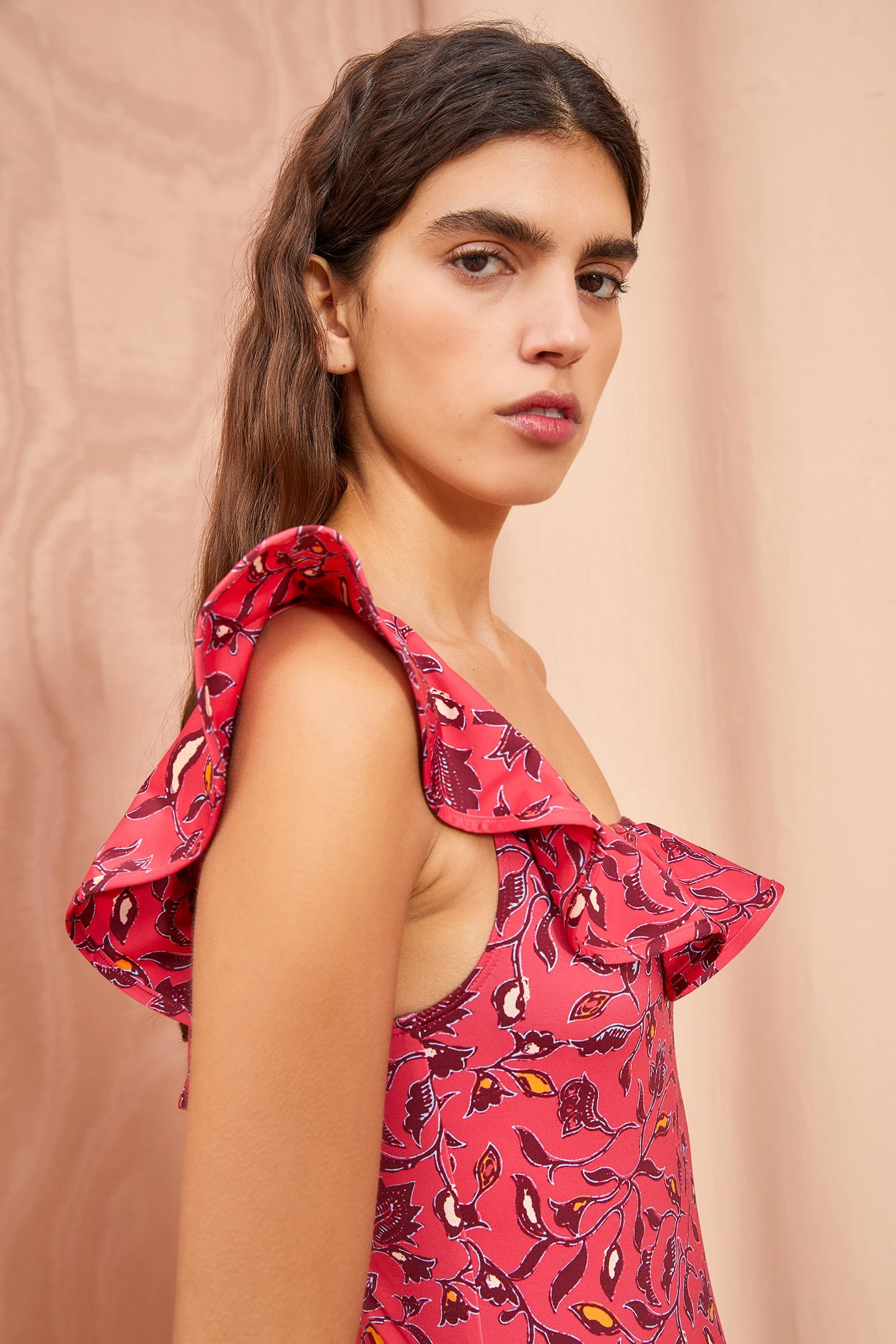 ULLA JOHNSON Martina Maillot - Poppy Floral 5 ULLA JOHNSON Martina Maillot - Poppy Floral - Image 5