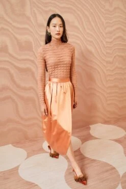 ULLA JOHNSON Maxine Skirt - Copper -Olivia Fashion Shop ULLA JOHNSON Maxine Skirt COPPER 0147