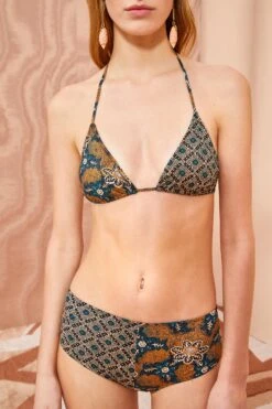 ULLA JOHNSON Maya Bikini Top - Parrot -Olivia Fashion Shop ULLA JOHNSON Maya Bikini TOP PARROT 04