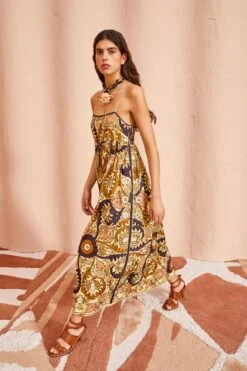 ULLA JOHNSON Mayra Dress - Yarrow -Olivia Fashion Shop ULLA JOHNSON Mayra Dress YARROW 0043