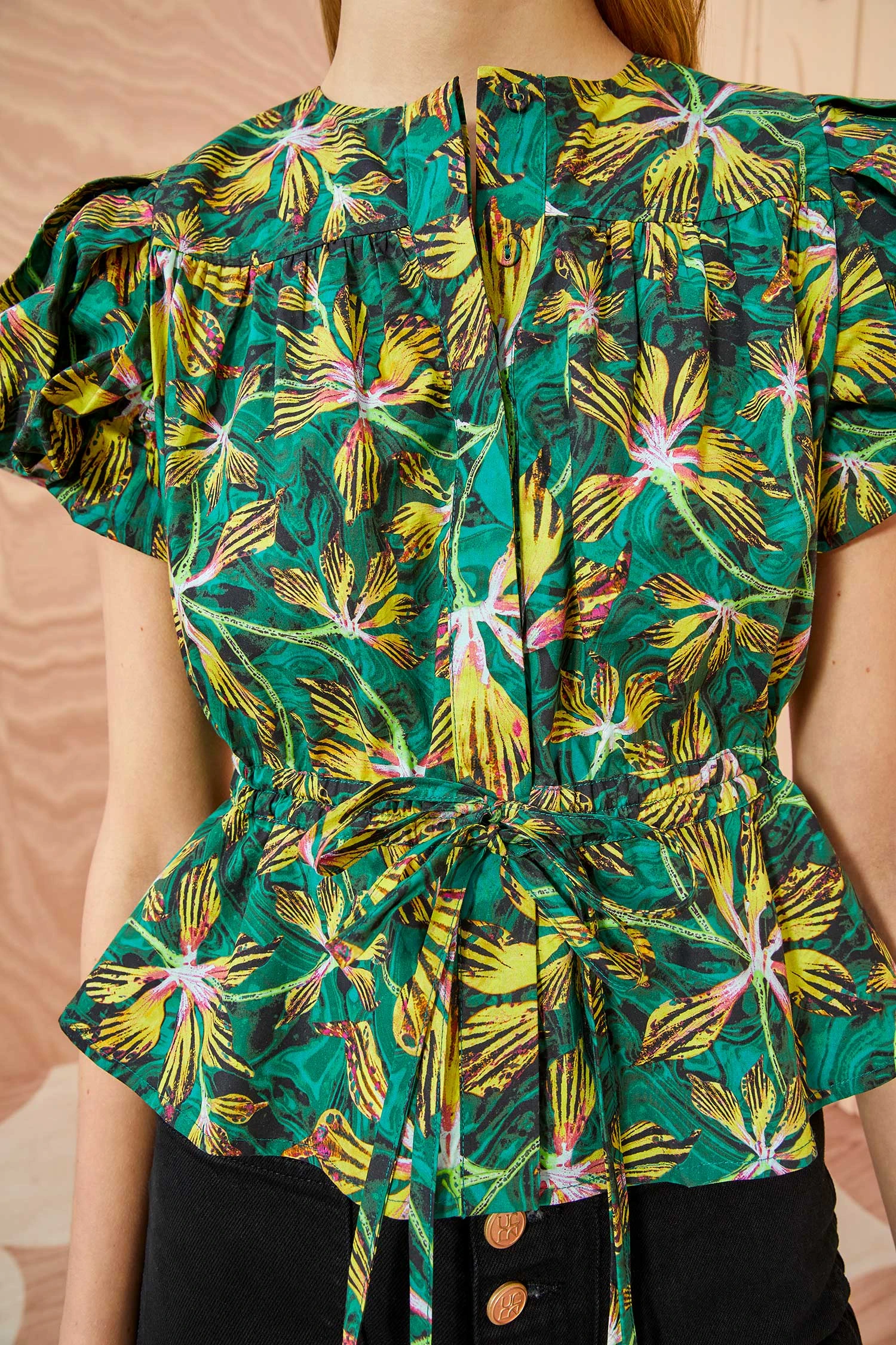 ULLA JOHNSON Mila Top - Tigerlily 2 ULLA JOHNSON Mila Top - Tigerlily - Image 2