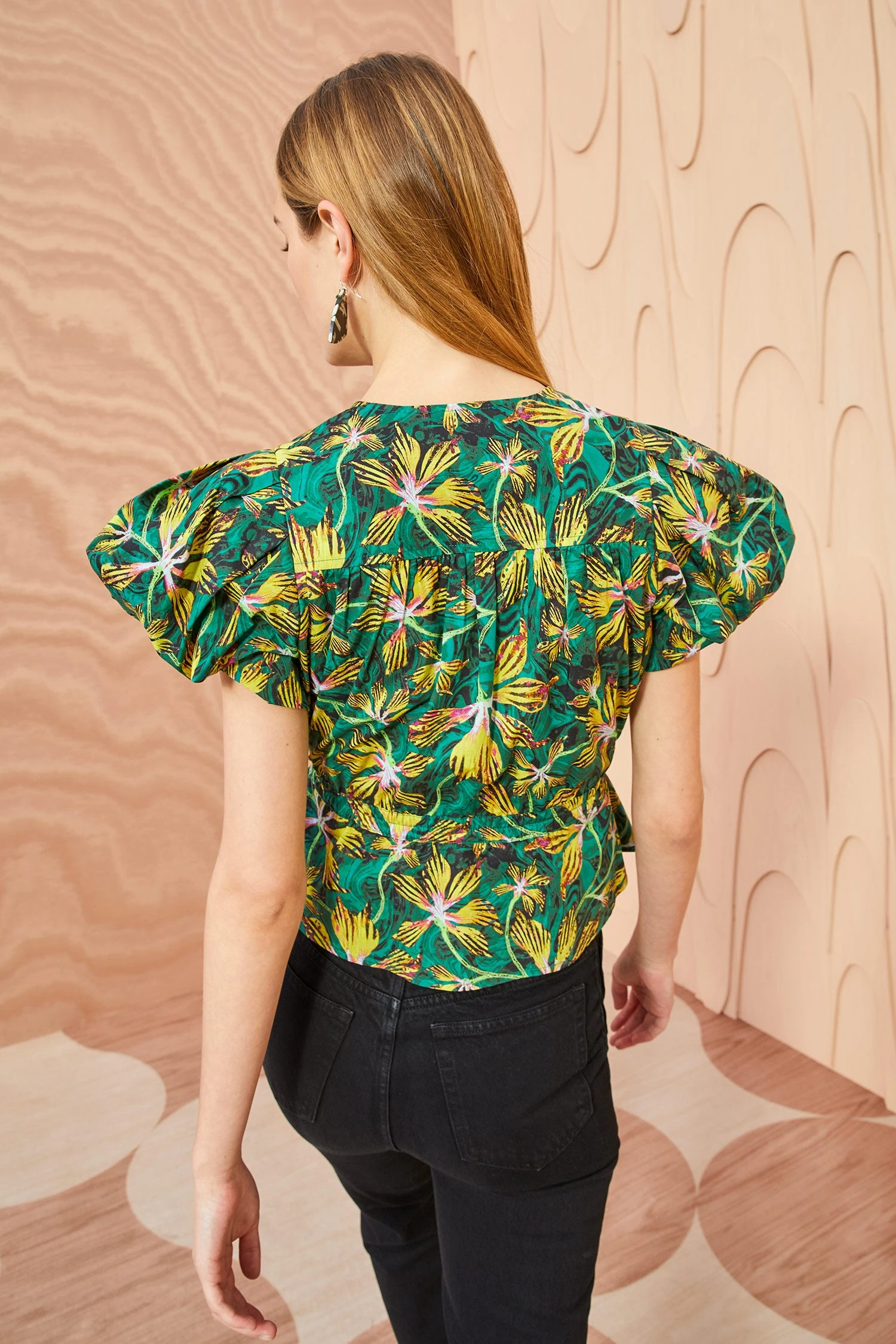 ULLA JOHNSON Mila Top - Tigerlily 4 ULLA JOHNSON Mila Top - Tigerlily - Image 4