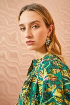 ULLA JOHNSON Mila Top - Tigerlily 9 ULLA JOHNSON Mila Top - Tigerlily -Olivia Fashion Shop ULLA JOHNSON Mila Top TIGERLILY 05