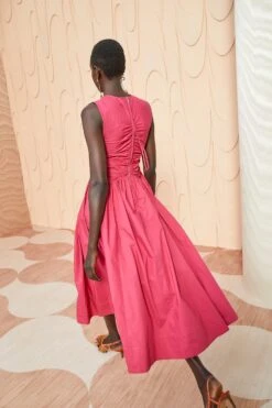 ULLA JOHNSON Mimi Dress - Rosebud -Olivia Fashion Shop ULLA JOHNSON Mimi Dress ROSEBUD 04