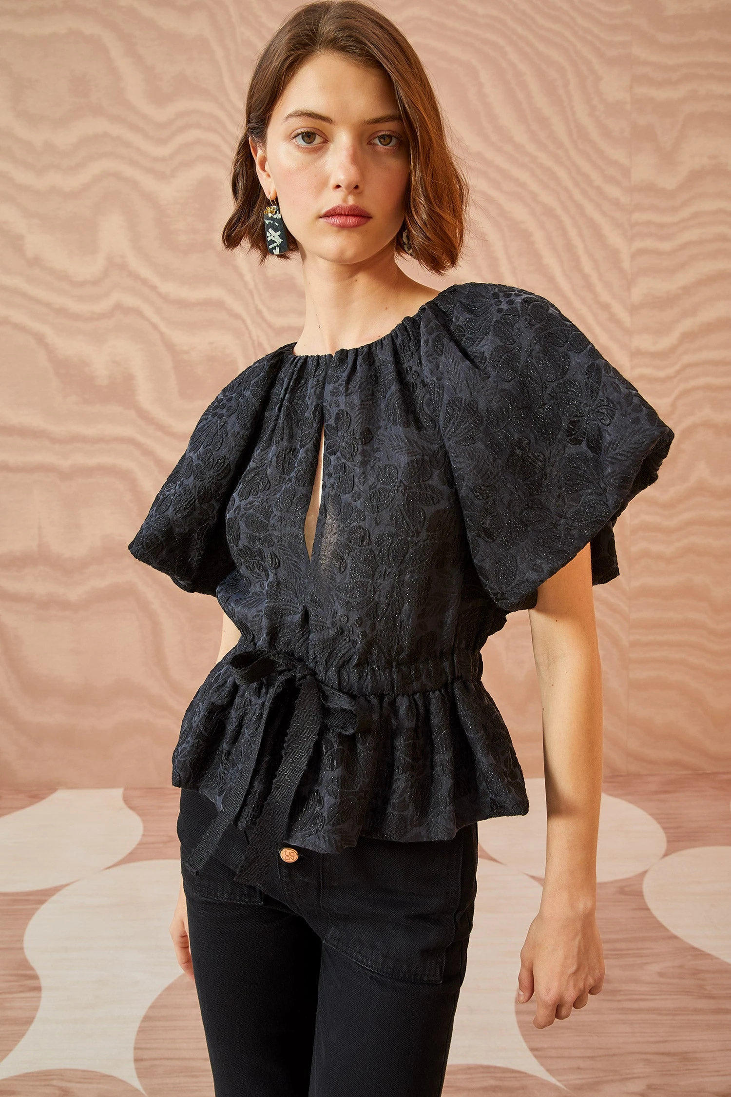 ULLA JOHNSON Mirabelle Top - Noir 3 ULLA JOHNSON Mirabelle Top - Noir - Image 3