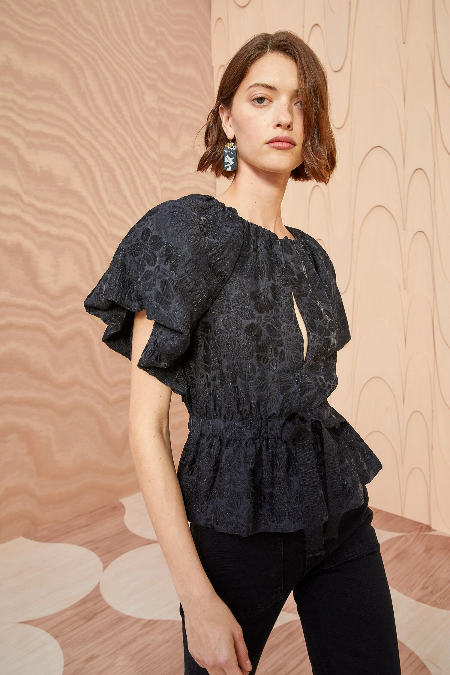 ULLA JOHNSON Mirabelle Top - Noir 5 ULLA JOHNSON Mirabelle Top - Noir - Image 5