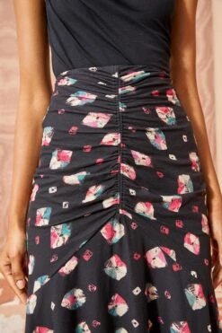 Olivia Fashion Shop -Olivia Fashion Shop ULLA JOHNSON Nadira Skirt NOCTURNE 02 ALT