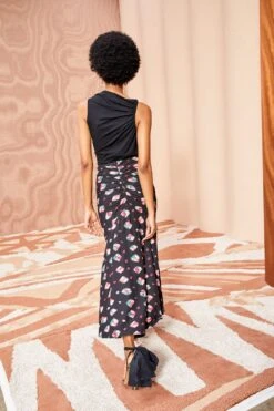 ULLA JOHNSON Nadira Skirt - Nocturne -Olivia Fashion Shop ULLA JOHNSON Nadira Skirt NOCTURNE 04