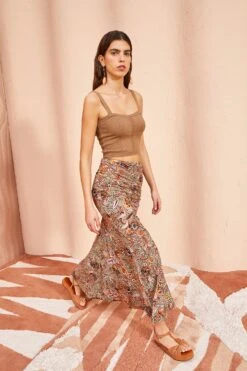 ULLA JOHNSON Nadira Skirt - Wheat Flower -Olivia Fashion Shop ULLA JOHNSON Nadira Skirt WHEAT FLOWER 05 bc48cb86 14c9 4405 840e 0a5e164a875c