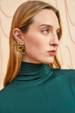 ULLA JOHNSON Nina Top - Cypress -Olivia Fashion Shop ULLA JOHNSON Nina Top CYPRESS 03