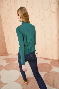 ULLA JOHNSON Nina Top - Cypress -Olivia Fashion Shop ULLA JOHNSON Nina Top CYPRESS 04