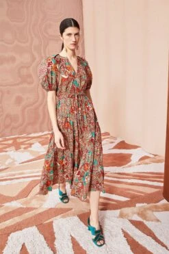 ULLA JOHNSON Olina Dress - Primrose 8 ULLA JOHNSON Olina Dress - Primrose -Olivia Fashion Shop ULLA JOHNSON OLINA DRESS PRIMROSE 03