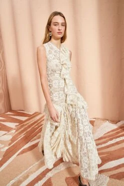 ULLA JOHNSON Odile Dress - Chalk