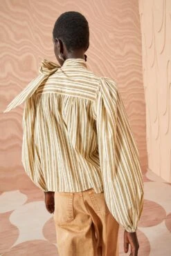 ULLA JOHNSON Opal Blouse - Sand -Olivia Fashion Shop ULLA JOHNSON Opal Blouse SAND 0029