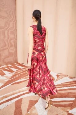 ULLA JOHNSON Othella Dress - Wild Rose -Olivia Fashion Shop ULLA JOHNSON Othella Dress WILD ROSE 04