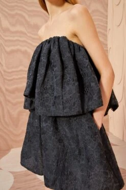 ULLA JOHNSON Oui Dress - Noir -Olivia Fashion Shop ULLA JOHNSON Oui Dress NOIR 05