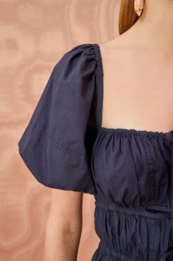 ULLA JOHNSON Palma Dress - Midnight -Olivia Fashion Shop ULLA JOHNSON Palma Dress MIDNIGHT 05