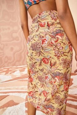 ULLA JOHNSON Paz Coverup - Calla Lily -Olivia Fashion Shop ULLA JOHNSON Paz Coverup CALLA LILY 0117